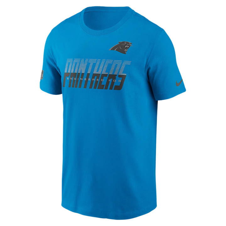 Nike Nike T Shirts Men's Neptune Blue Crew Neck Moderate