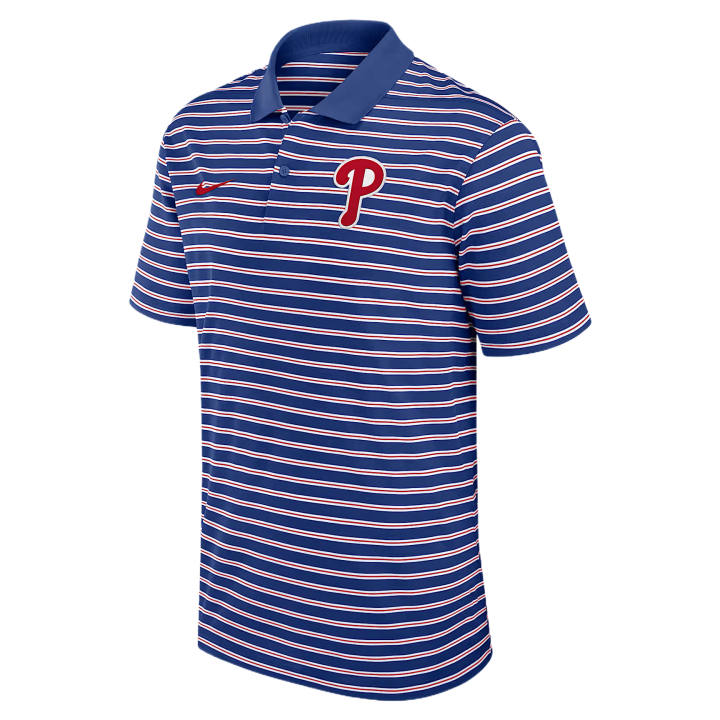Nike Nike X MLB Dri Fit Polo Shirts Men's Royal/White Polo Collar Moderate