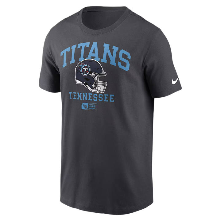 Nike Nike T Shirts Men's Anthracite Crew Neck Moderate