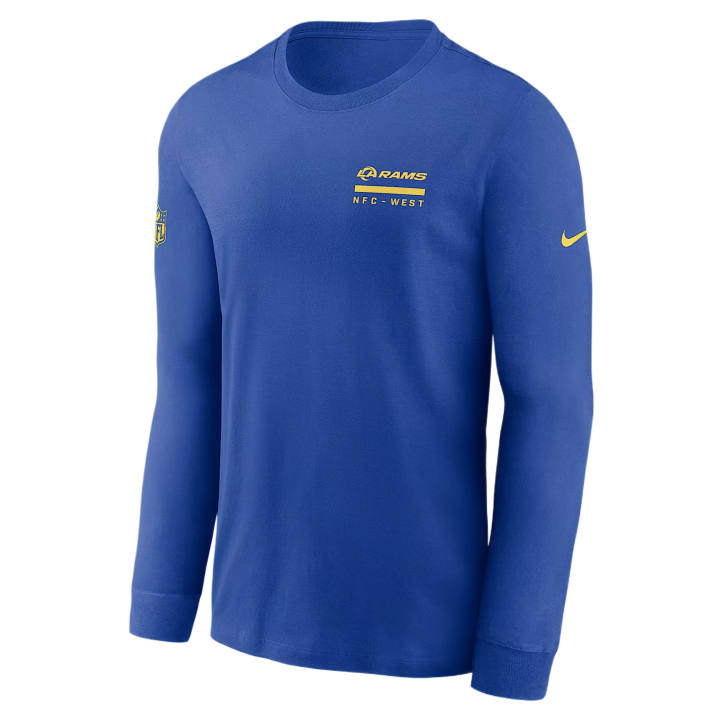 Nike Nike T Shirts Men's Blue Crew Neck Moderate