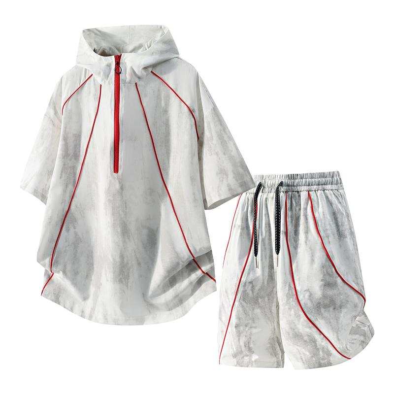 Sugarfunk Casual Sportswear Unisex Hooded Non Detachable Moderate