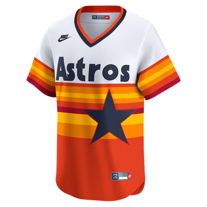 Nike Nike X MLB Baseball Jerseys Men's White V Neck Moderate