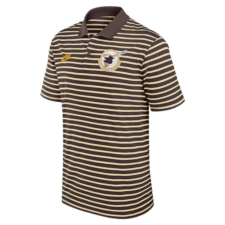 Nike Nike Polo Shirts Men's Brown/Cream Polo Collar Moderate Other