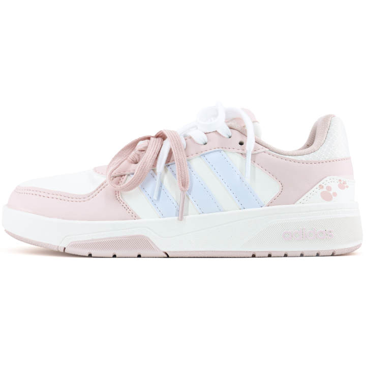 Adidas Adidas COURTBEAT Skateboard Shoes Unisex Low Top Light Blue/Light Pink