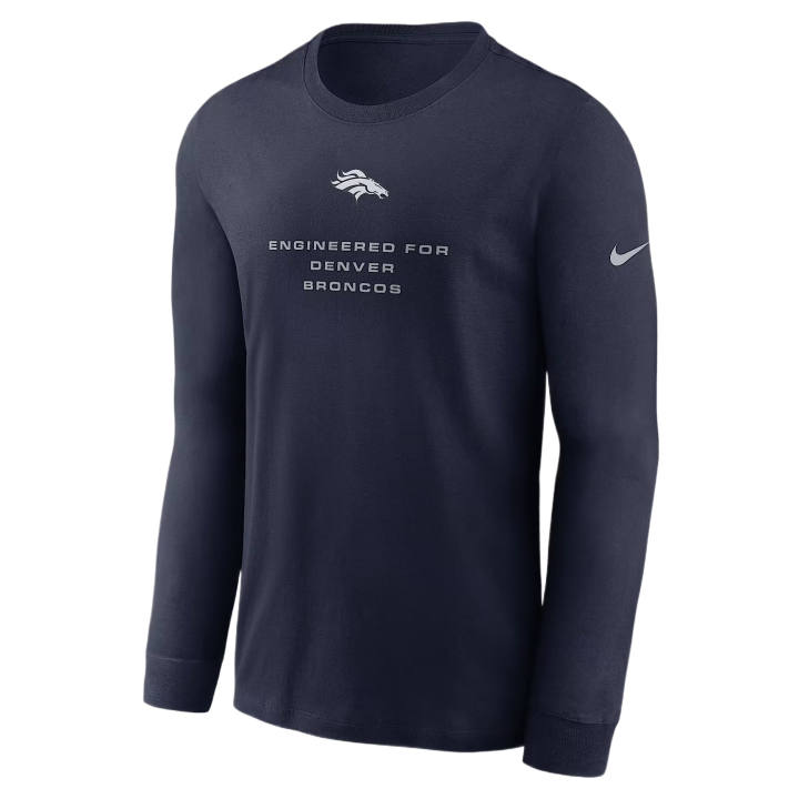 Nike Nike T Shirts Men's University Marine Crew Neck Moderate
