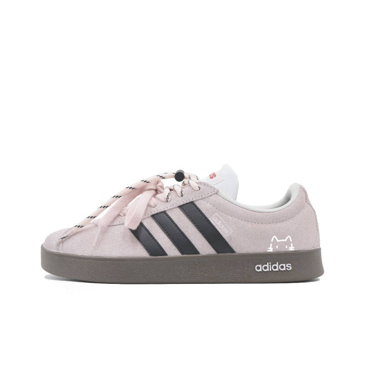 Adidas Adidas VL COURT 2.0 German Army Trainers Women's Low Top Mildew Pink/Black