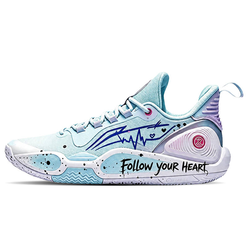 Li-Ning Li Ning Speed 9 Basketball Shoes Men's Low Top Blue/White/Purple