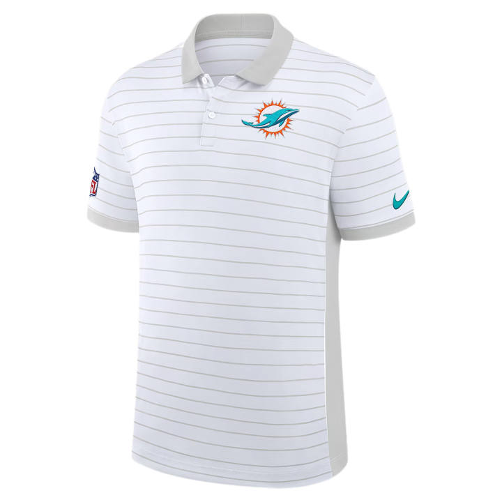 Nike Nike NFL Polo Shirts Men's White/Photon Dust Polo Collar Moderate
