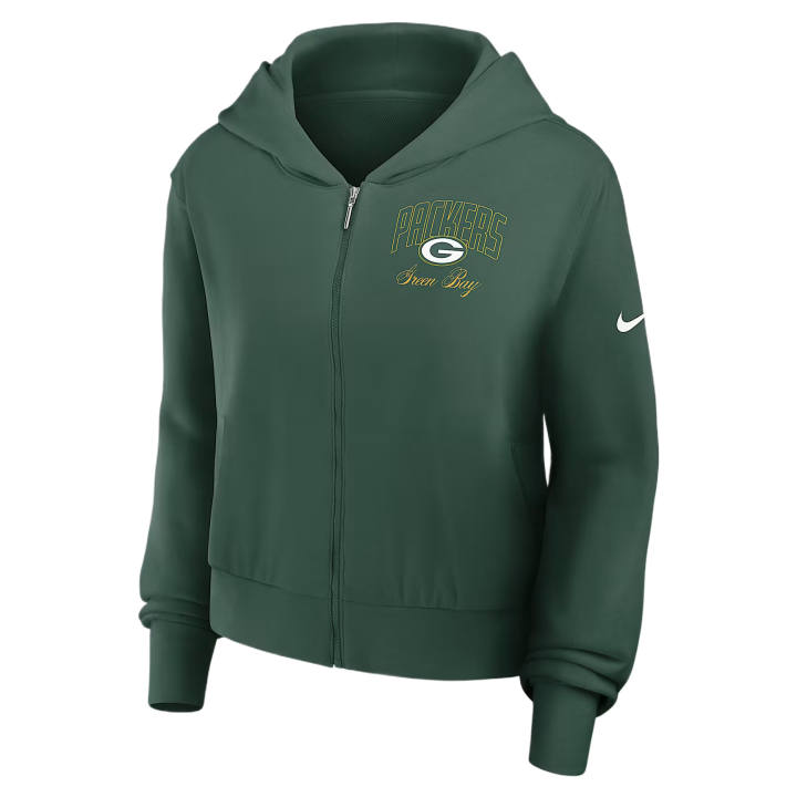 Nike Nike NFL Sweatshirts Women's Green Hooded Non Detachable Moderate