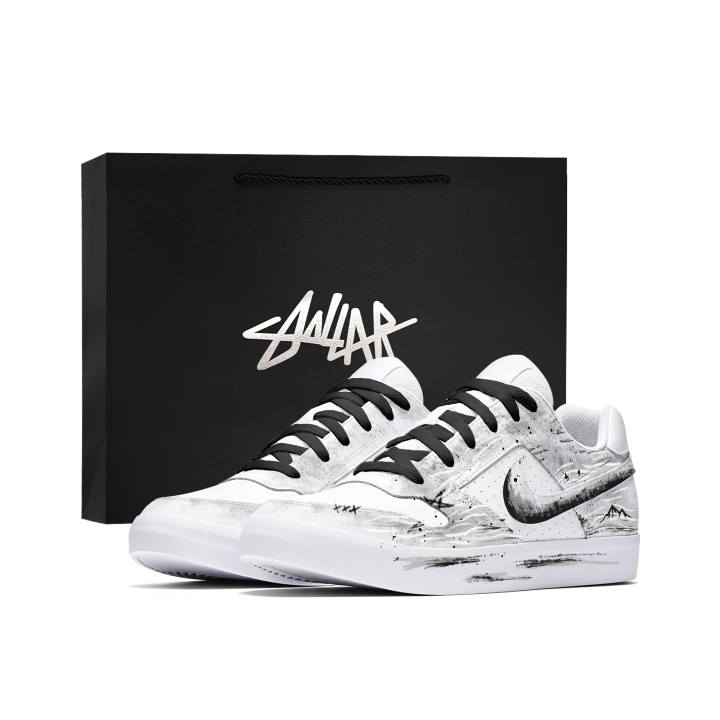 Nike Nike SB Delta Skateboard Shoes Unisex Low Top White/Gray