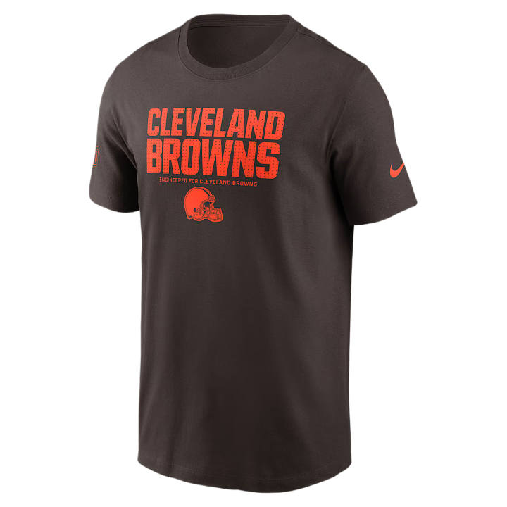 Nike Nike T Shirts Men's Seal Brown Crew Neck Moderate