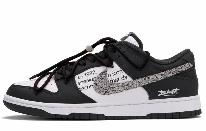 Nike Nike Dunk Skateboard Shoes Unisex Low Top Black White