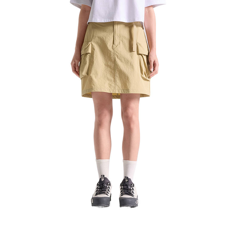 THE NORTH FACE Casual Short Skirts Women's Stone Tan Moderate Short Skirt