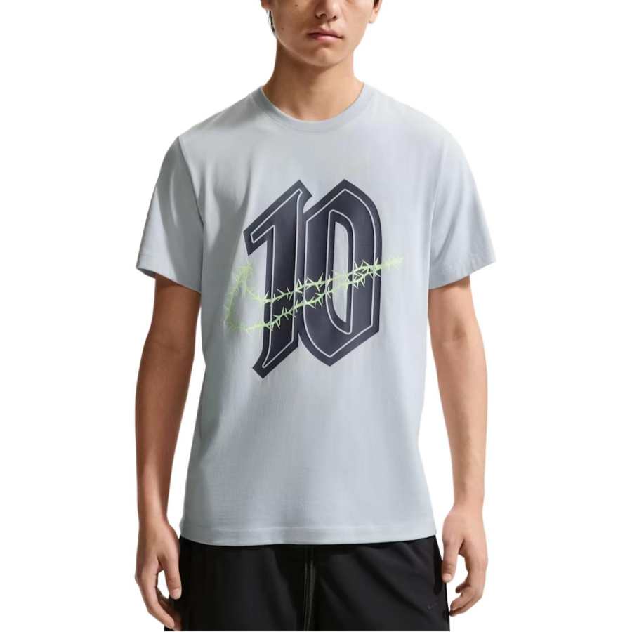 Nike Nike Sportswear T Shirts Men's Pure Platinum Crew Neck Moderate