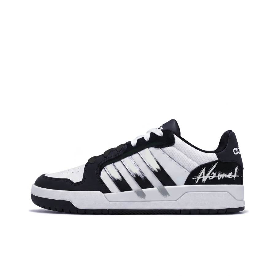 Adidas Adidas ENTRAP Skateboard Shoes Unisex Low Top Black White