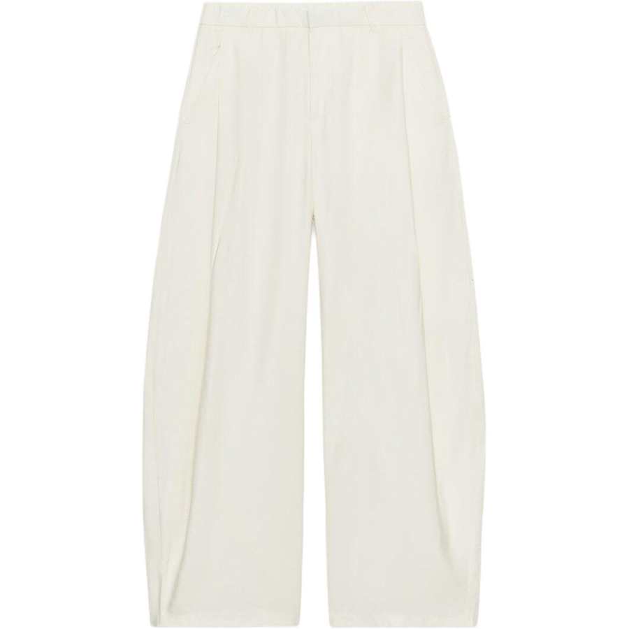 ZARA Casual Pants Women's White Moderate Wide Leg Pants