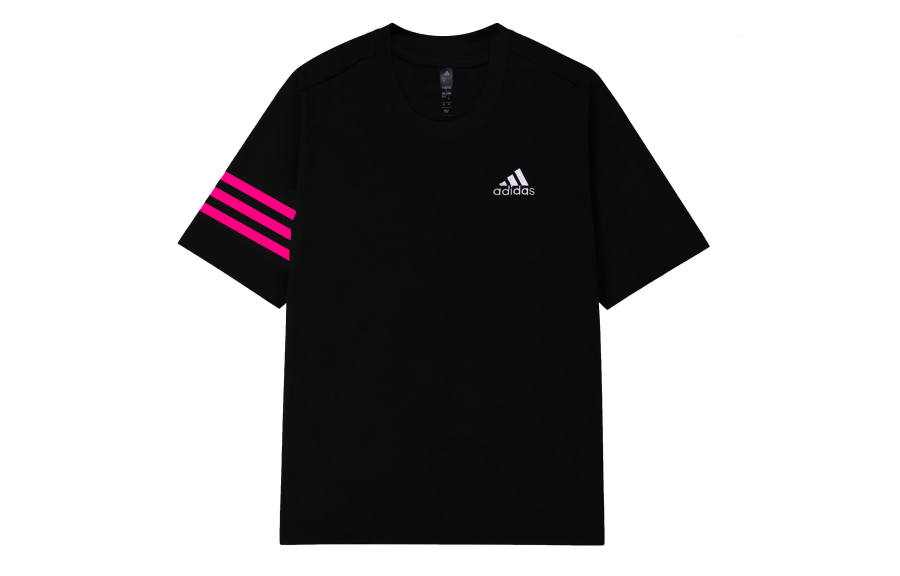 Adidas Adidas MUST HAVES T Shirts Unisex Black Crew Neck Moderate Straight Fit