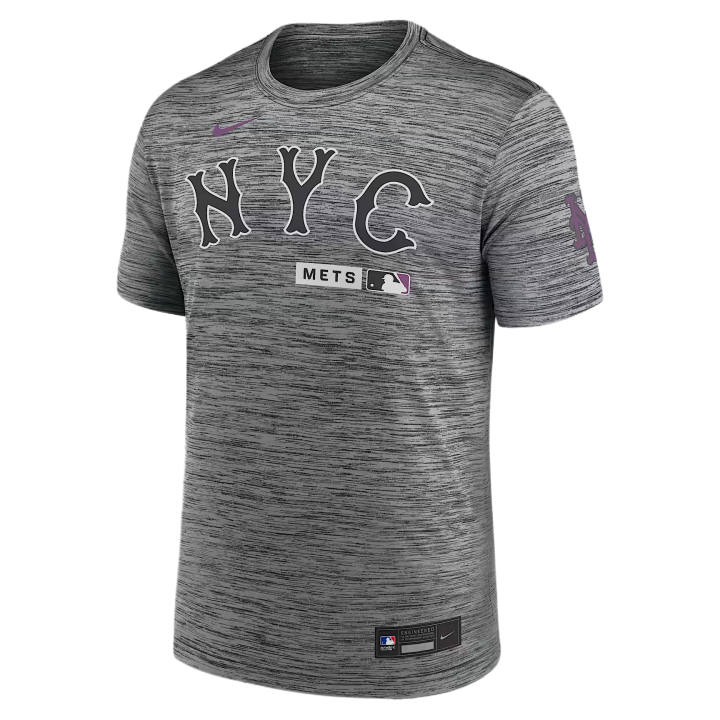 Nike Nike X MLB T Shirts Men's Anthracite Crew Neck Moderate