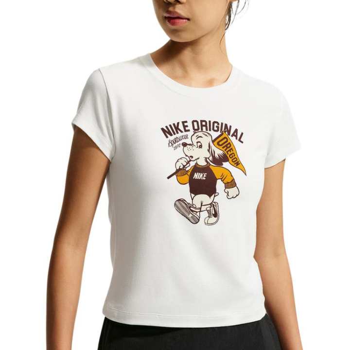 Nike Nike T Shirts Women's White Crew Neck Moderate
