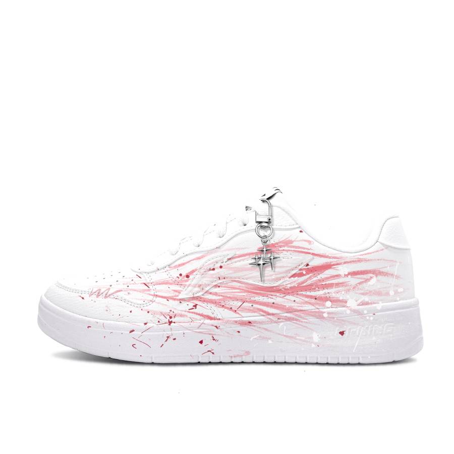 Li-Ning Li Ning Floating Boat Skateboard Shoes Men's Low Top Light Pink