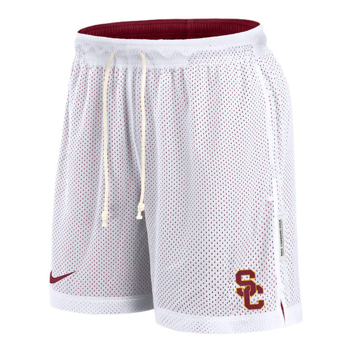 Nike Nike Dri FIT Standard Issue Basketball Shorts Men's White Moderate Straight Fit Pants