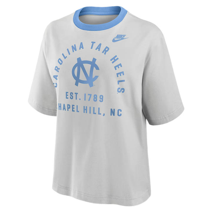 Nike Nike College T Shirts Women's Photon Dust Crew Neck Moderate