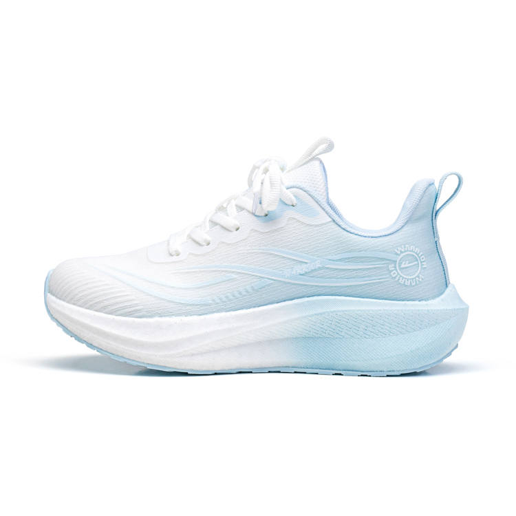 WARRIOR WARRIOR Running Shoes Women's Low Top White Light Blue Dual Network