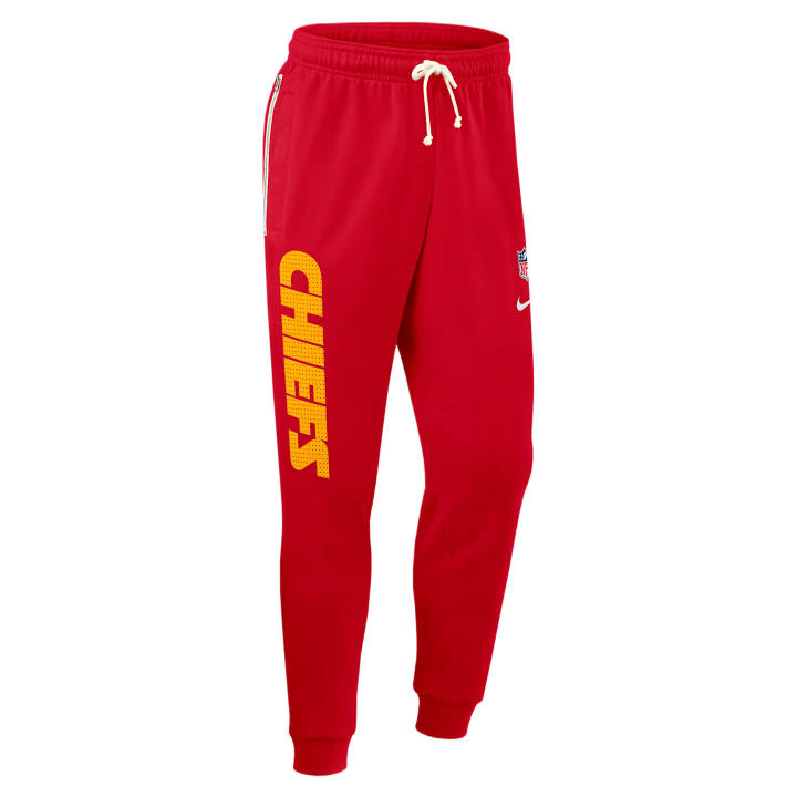 Nike Nike Dri Fit Knitted Sweatpants Men's Red Moderate Tapered Pants