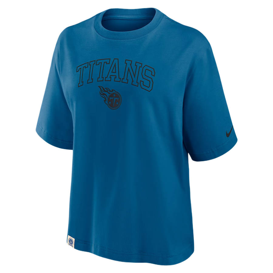 Nike Nike NFL T Shirts Women's Deep Sea Blue Crew Neck Moderate