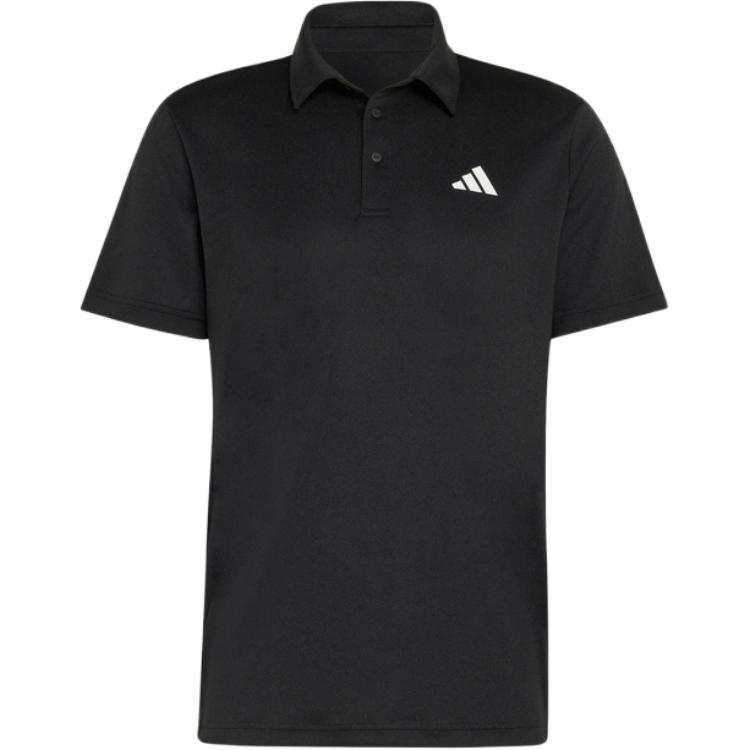 Adidas Adidas Tennis Tops Men's Black Polo Collar Moderate