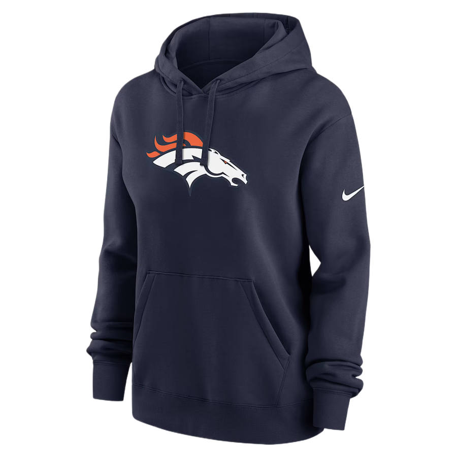 Nike Nike NFL Sweatshirts Women's Marine Blue Hooded Non Detachable Moderate
