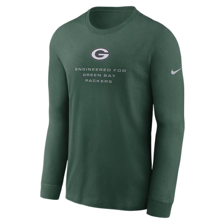 Nike Nike T Shirts Men's Green Crew Neck Moderate