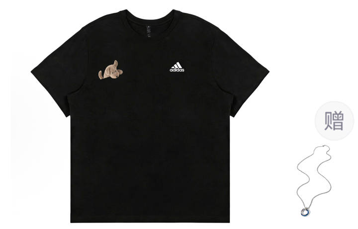 Adidas Adidas MUST HAVES T Shirts Unisex Black Crew Neck Thin