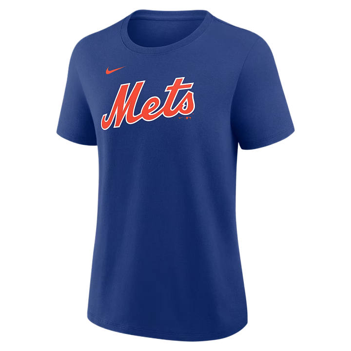 Nike Nike T Shirts Women's Sprint Blue Crew Neck Moderate Straight Fit
