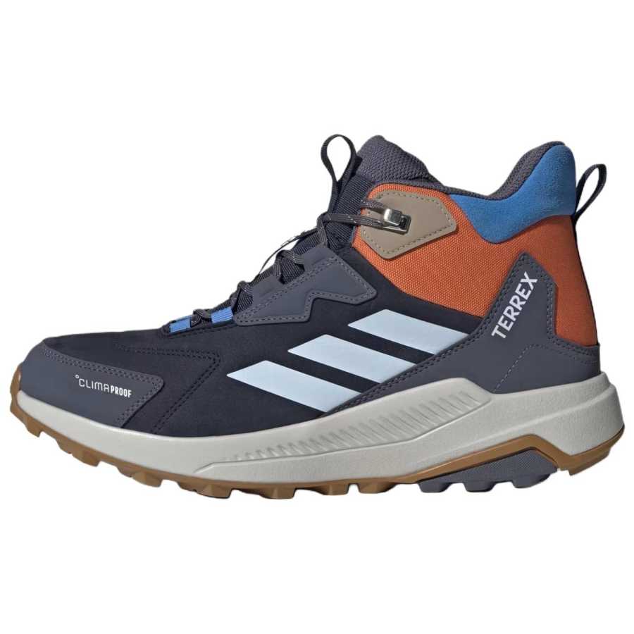 Adidas Adidas Terrex Anylander Mountaineering & Hiking Shoes Men's Mid Top Dark Blue Orange
