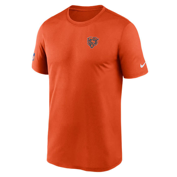 Nike Nike Dri Fit T Shirts Men's Orange Crew Neck
