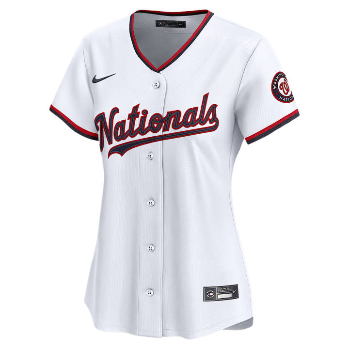 Nike Nike Dri FIT ADV Baseball Jerseys Women's White V Neck Moderate