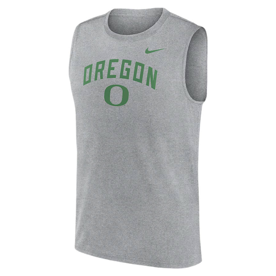 Nike Nike Dri Fit College Tank Tops Men's Gray Crew Neck Moderate Other