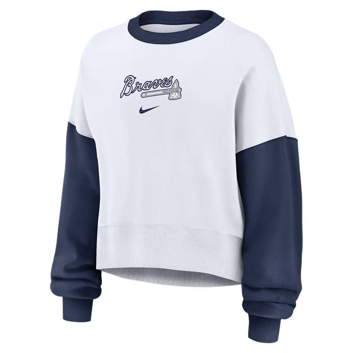 Nike Nike X MLB Sweatshirts Women's White Crew Neck Moderate