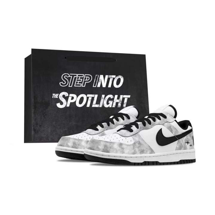 Nike Nike Big Low Lux Skateboard Shoes Unisex Low Top Black White