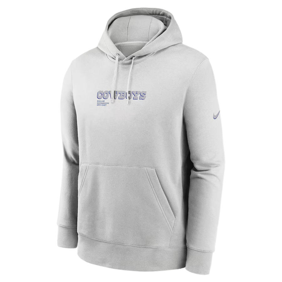 Nike Nike NFL Sweatshirts Men's Gray Hooded Non Detachable Moderate