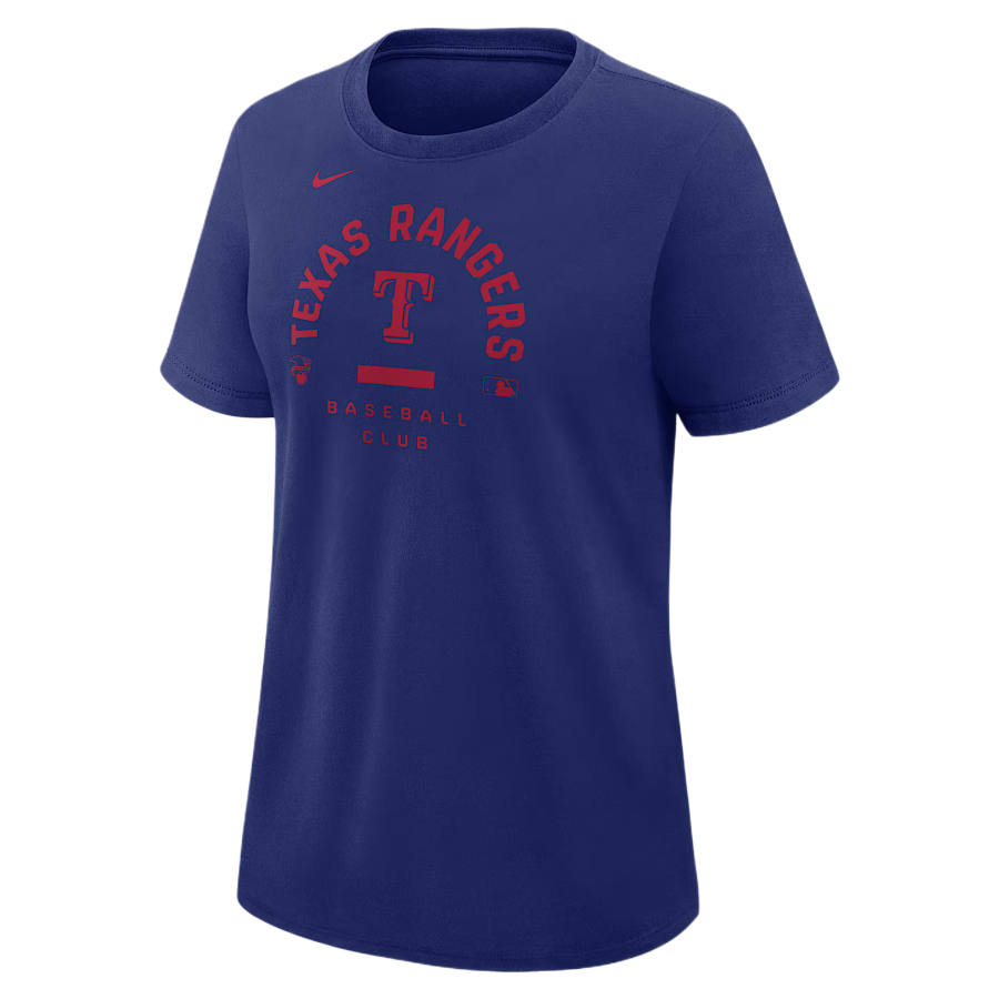 Nike Nike T Shirts Women's Dark Royal Blue Crew Neck Moderate