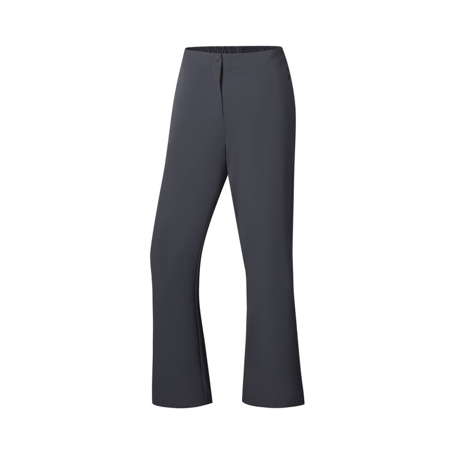 Li-Ning Li Ning Gold Logo | Sports Pants Women's Black Moderate Straight Fit Pants
