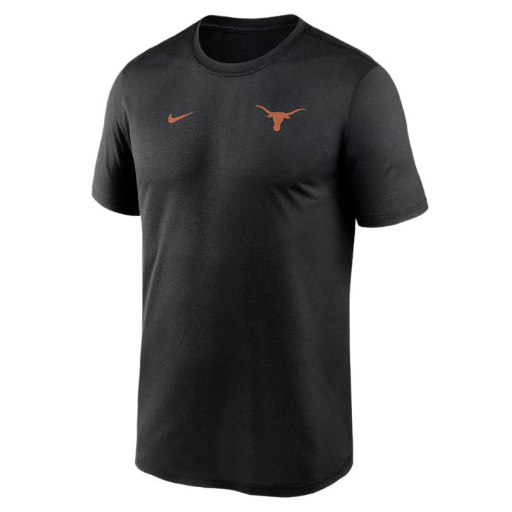 Nike Nike Dri Fit College T Shirts Men's Black Crew Neck