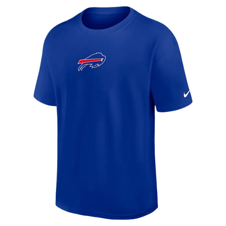 Nike Nike NFL T Shirts Men's Royal Crew Neck Moderate