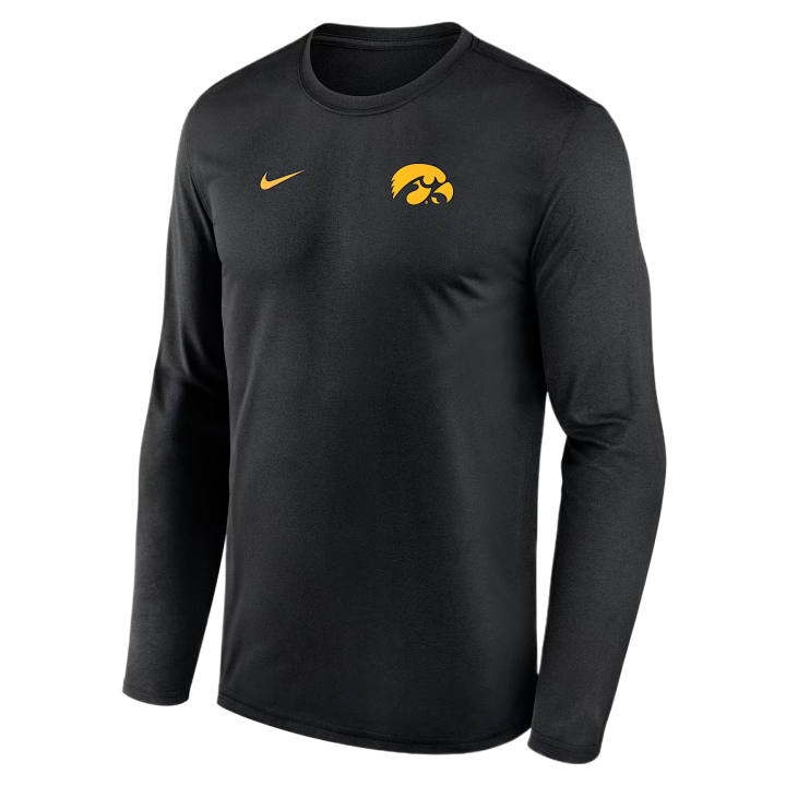 Nike Nike Dri Fit College T Shirts Men's Black Crew Neck
