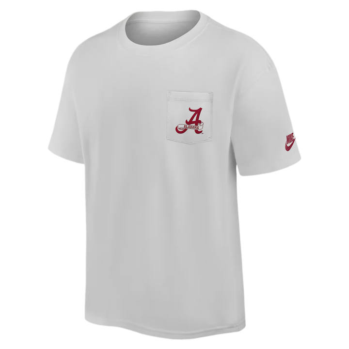 Nike Nike College T Shirts Men's Gray Crew Neck Moderate