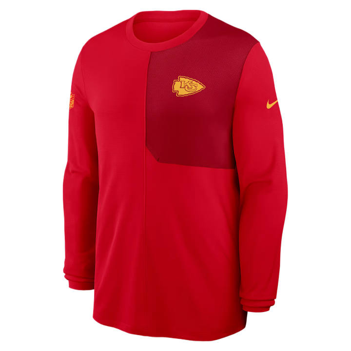 Nike Nike Dri Fit Sweatshirts Men's Red Crew Neck Moderate