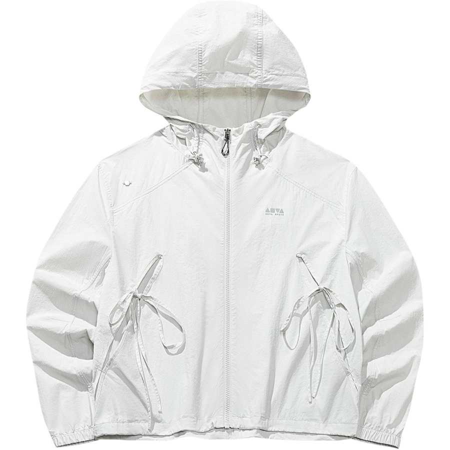 ANTA Jackets Women's Hooded Non Detachable Thin Straight Fit