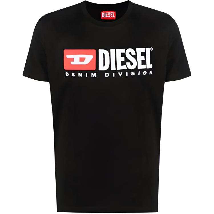 DIESEL T Diegor Div Logo embroidered T shirt